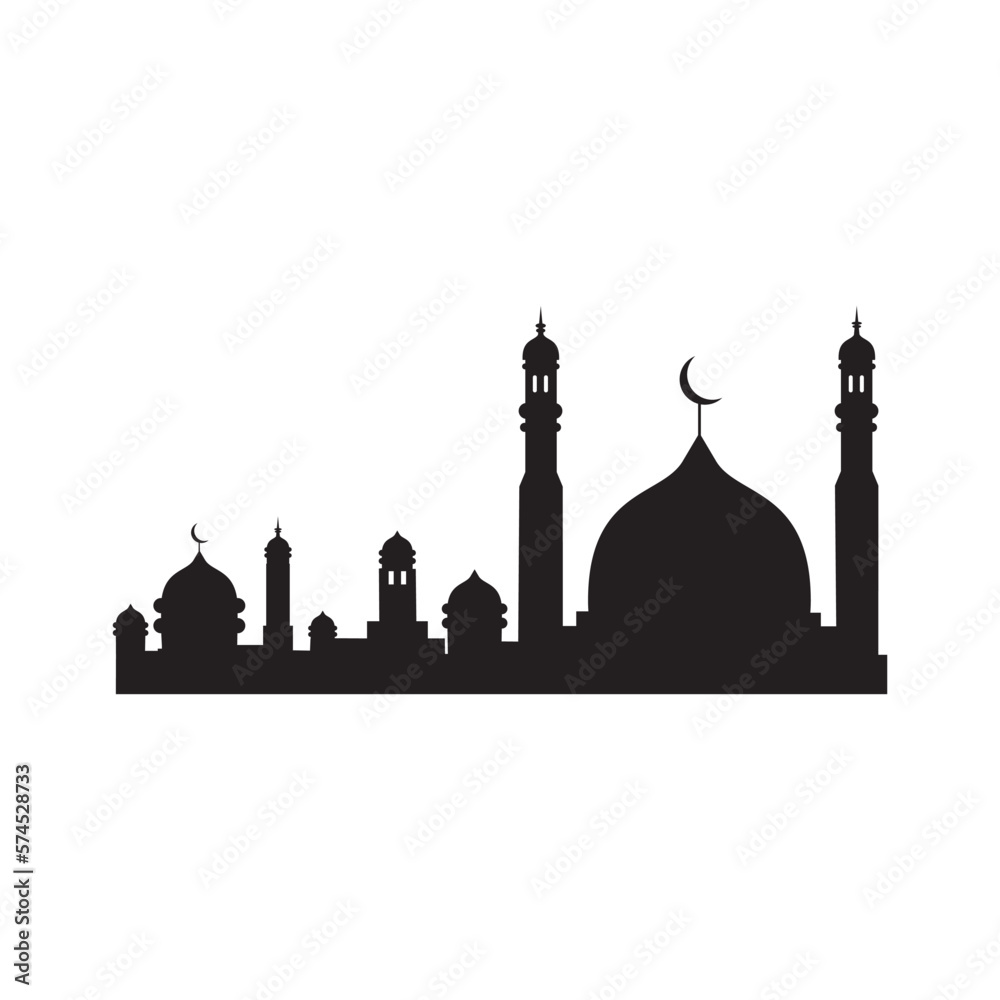 Moslem building vector Illustration design 