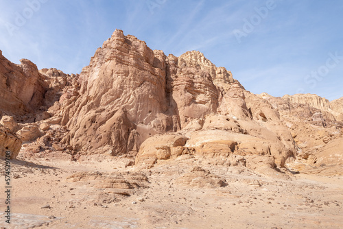 Fantastically  beautiful landscape in the national park Timna  near the city of Eilat  in southern Israel