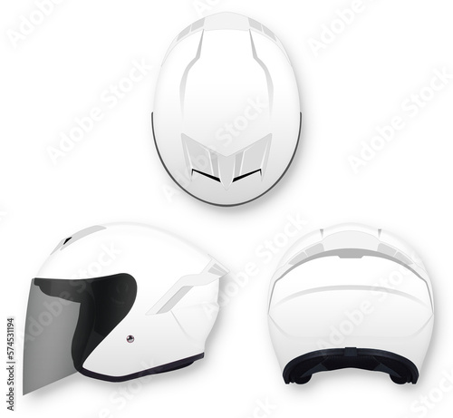 Openface Helmet for Motorcycle PNG photo