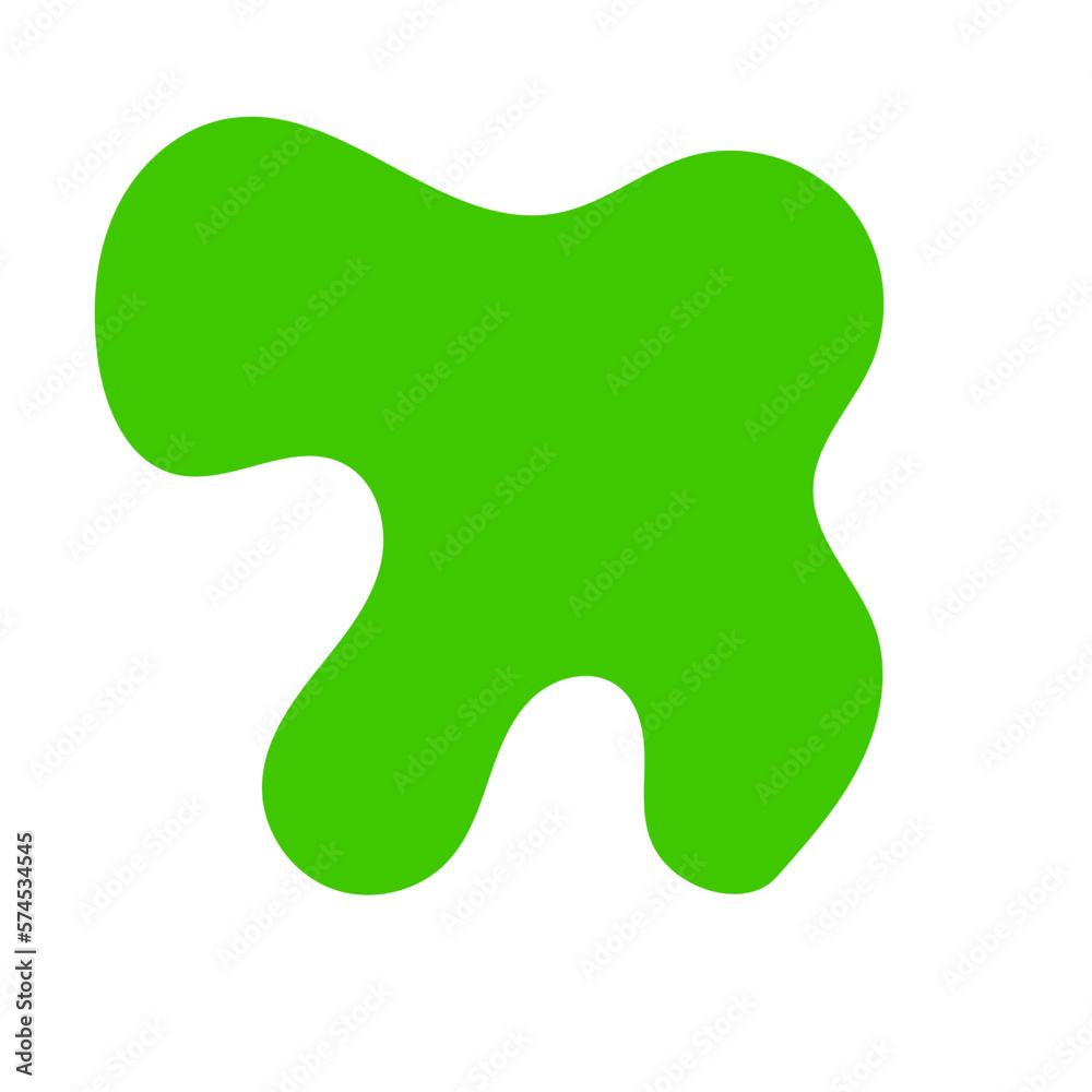 Green Abstract Shapes Decor Green Abstract Shapes Decor