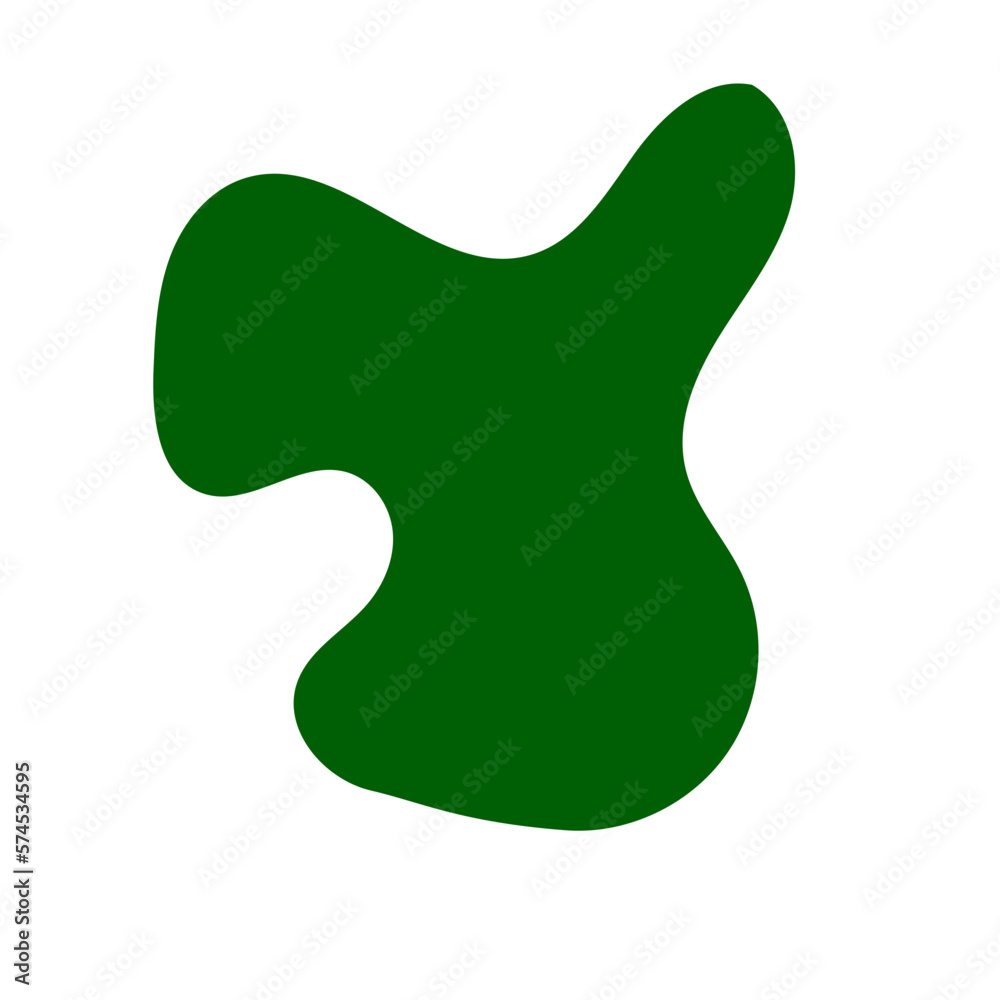 Green Abstract Shapes Decor Green Abstract Shapes Decor