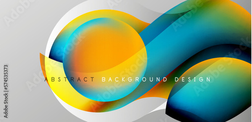 Elegant waves and flowing fluid abstract background. Template for covers, templates, flyers, placards, brochures, banners