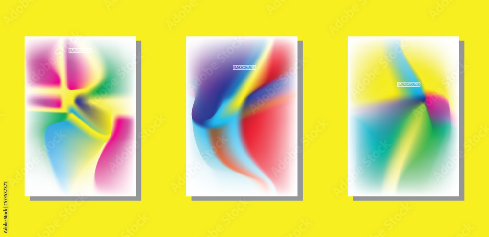 Collection of 4k abstract backgrounds, with beautiful gradient colors, colorful backdrops, perfect for posters, flyers, banner backgrounds, vertical banners, cool fluid background vector illustration.