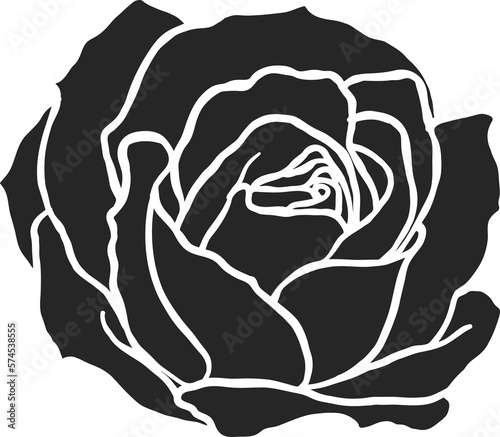 Arthur Bell rose  png.Beautiful flower on transparent background.