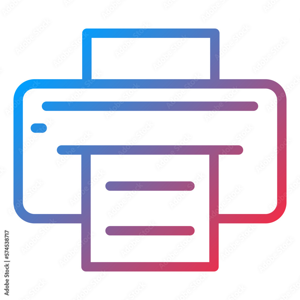 Vector Design Printer Icon Style Vector Design Printer Icon Style