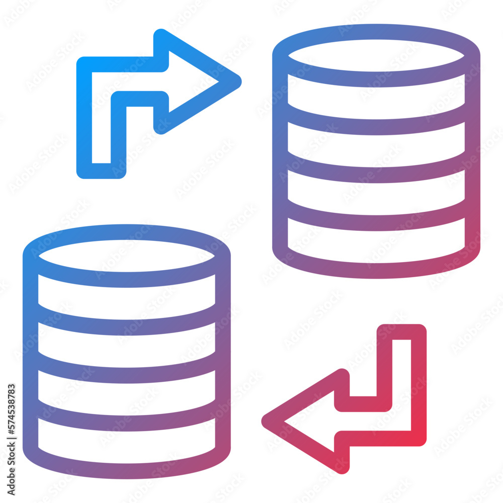Vector Design Data Transfer Icon Style Vector Design Data Transfer Icon Style