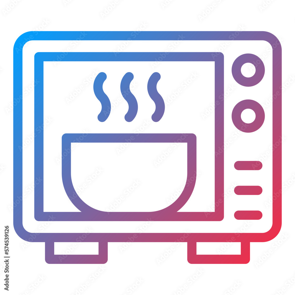 Vector Design Microwave Icon Style Vector Design Microwave Icon Style