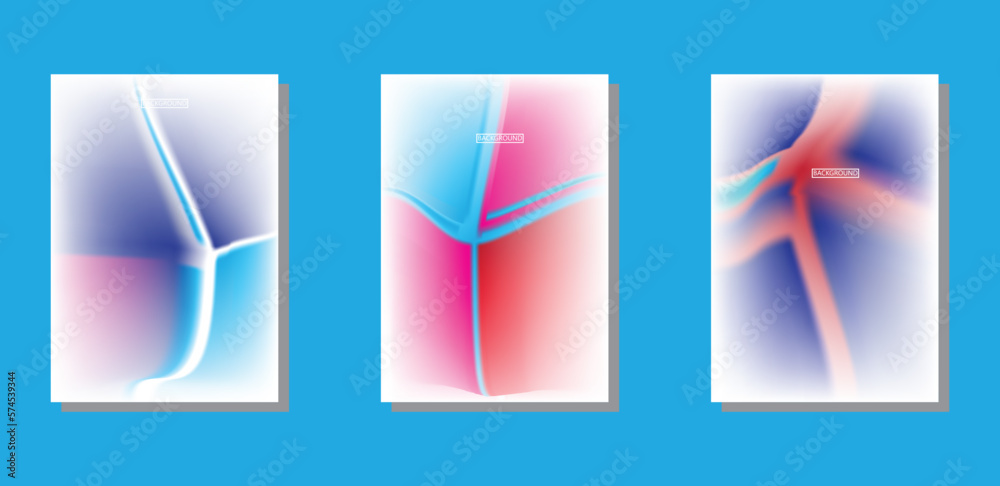 Collection of 4k abstract backgrounds, with beautiful gradient colors, colorful backdrops, perfect for posters, flyers, banner backgrounds, vertical banners, cool fluid background vector illustration.