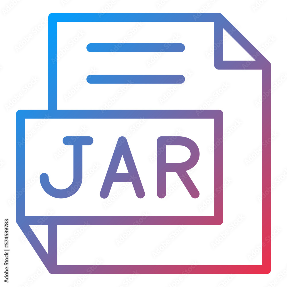Vector Design JAR Icon Style Vector Design JAR Icon Style