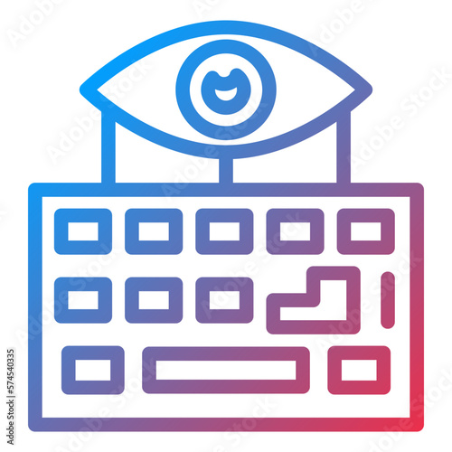 Vector Design Keylogger Icon Style