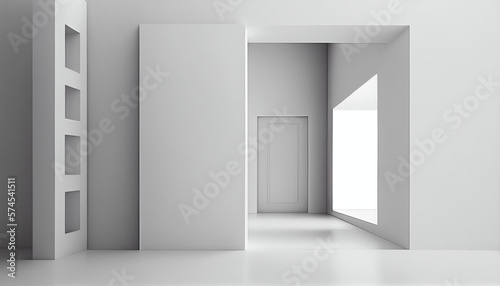 3D White Room © Ranittha