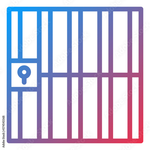 Vector Design Jail Icon Style