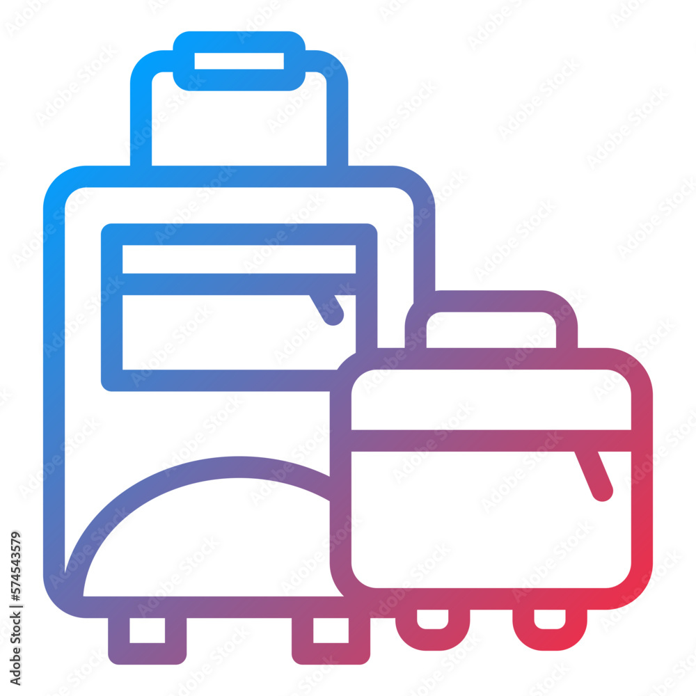 Vector Design Luggage Icon Style Vector Design Luggage Icon Style