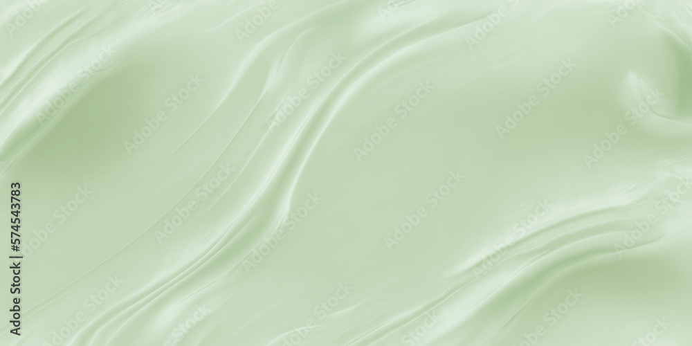 AI generated background of green cosmetic product AI generated background of green cosmetic product
