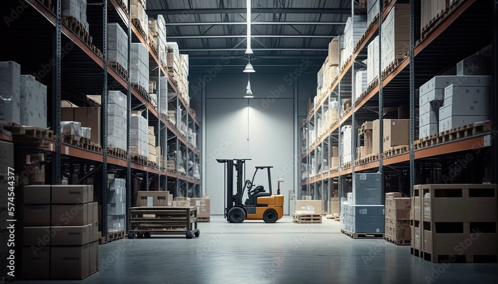 data warehouse cargo storage , Generative AI