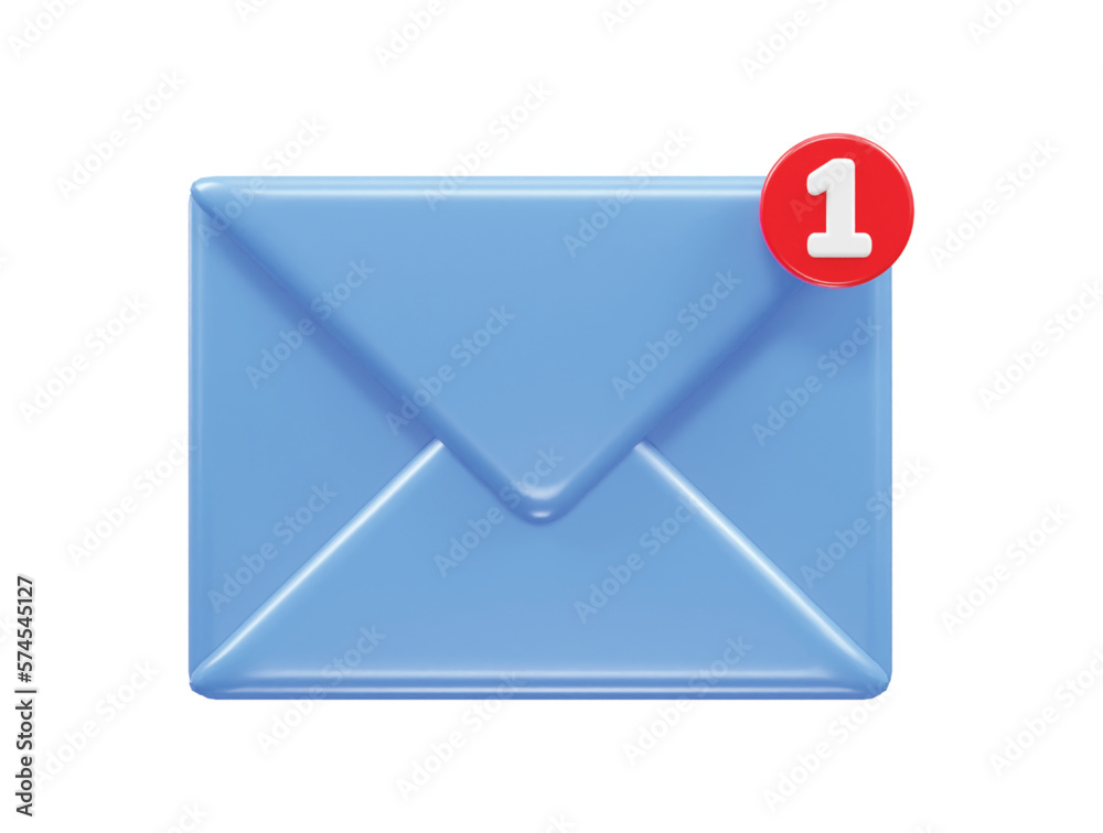 Message icon 3d rendering vector illustration Message icon 3d rendering vector illustration