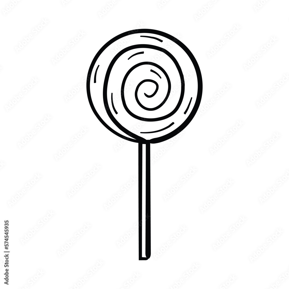 Lollipop candy icon vector graphic illustration Lollipop candy icon vector graphic illustration