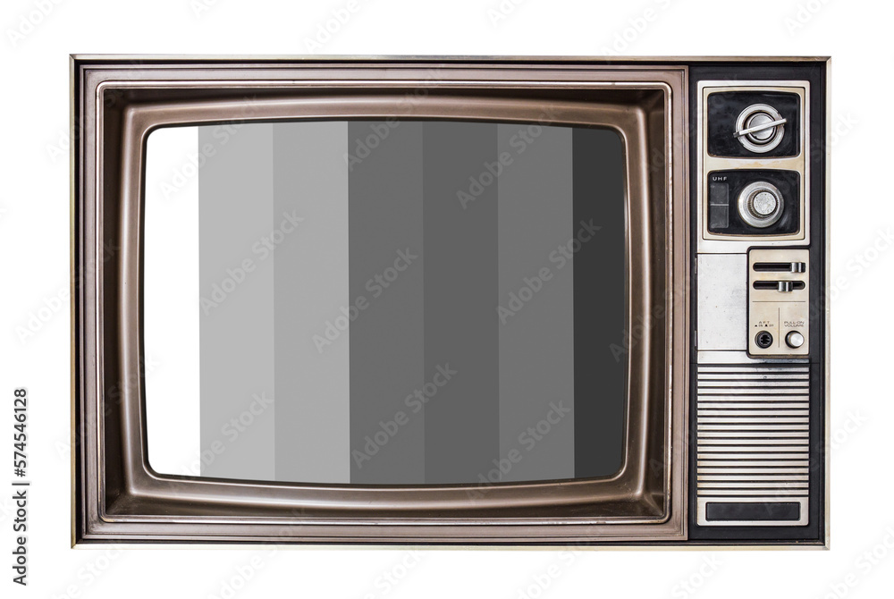 old television with cut screen for background old television with cut screen for background