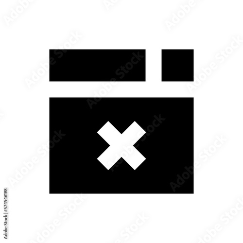 reject glyph icon