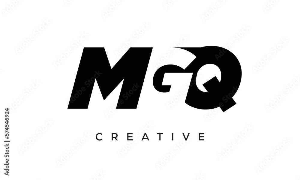 MGQ letters negative space logo design. creative typography monogram vector
MGQ letters negative space logo design. creative typography monogram vector