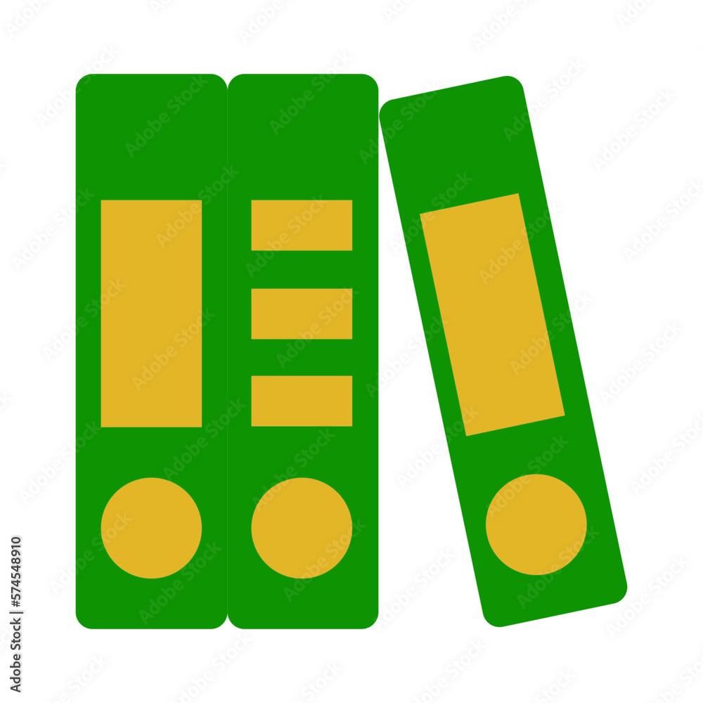 FOLDERS simple flat design vector icon FOLDERS simple flat design vector icon