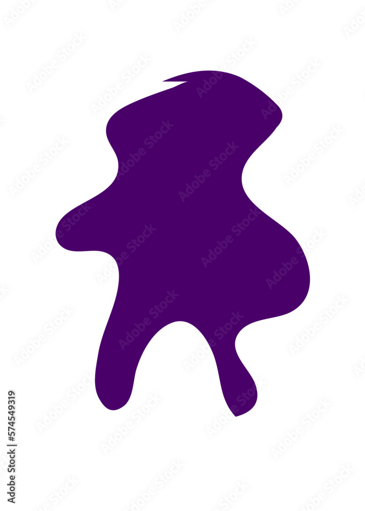 Purple Abstract Shapes Decor Purple Abstract Shapes Decor