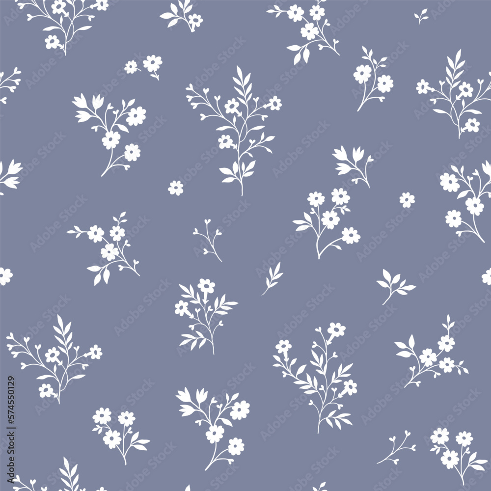 A pattern of silhouettes of white flowers on a pale lilac background. Cute floral aesthetic composition for wallpaper, print, poster, postcard, phone cases, banner, fabric, textiles. A pattern of silhouettes of white flowers on a pale lilac background. Cute floral aesthetic composition for wallpaper, print, poster, postcard, phone cases, banner, fabric, textiles.