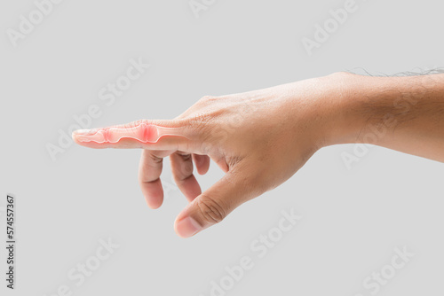 Inflammation of Forefinger bone.