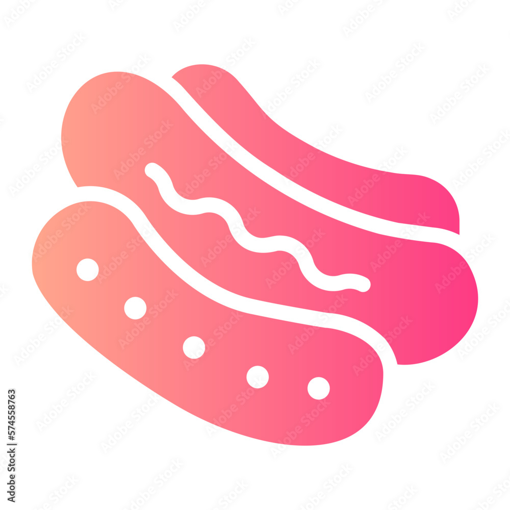 hot gradient icon hot gradient icon