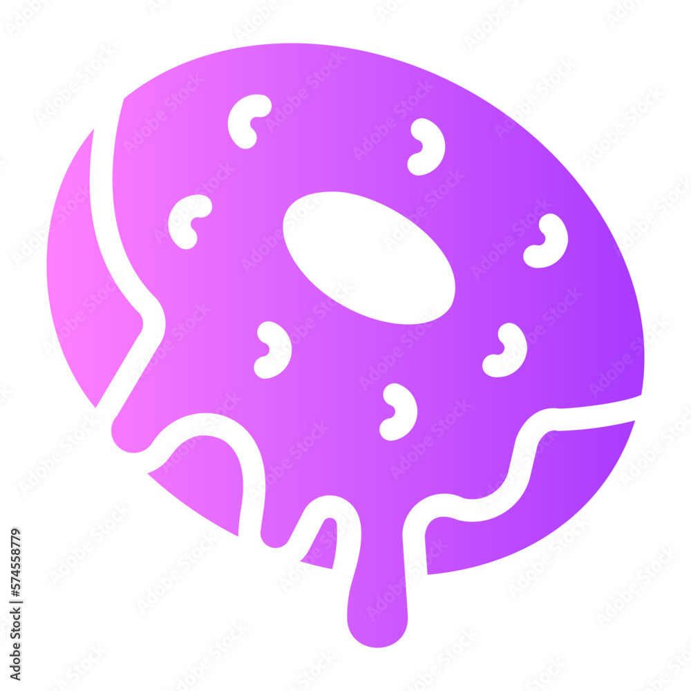 donut gradient icon donut gradient icon