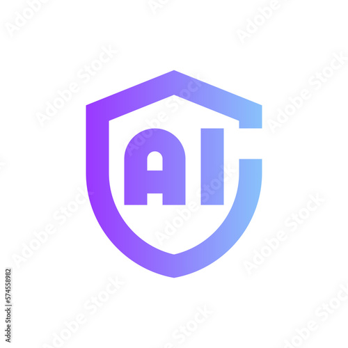 secure gradient icon