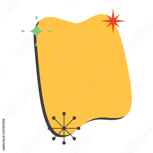 Retro Frame Text Box