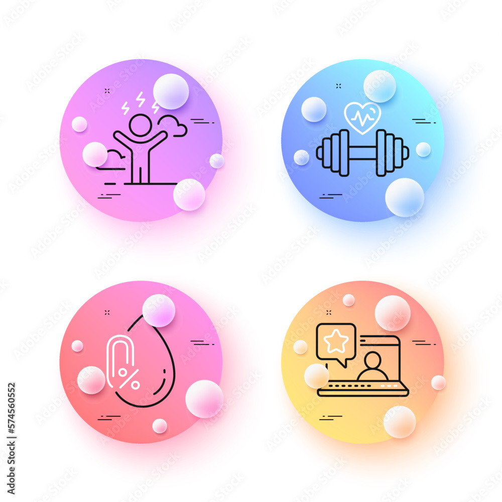 No alcohol, Difficult stress and Online rating minimal line icons. 3d spheres or balls buttons. Dumbbell icons. For web, application, printing. Mineral oil, Mind anxiety, Favorite message. Vector No alcohol, Difficult stress and Online rating minimal line icons. 3d spheres or balls buttons. Dumbbell icons. For web, application, printing. Mineral oil, Mind anxiety, Favorite message. Vector