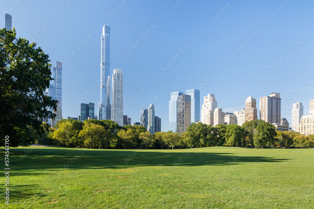 Manhattan skyscrapers and Central Park Manhattan skyscrapers and Central Park