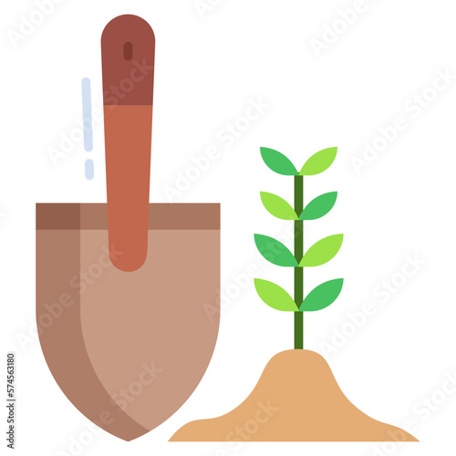 garden trowel icon