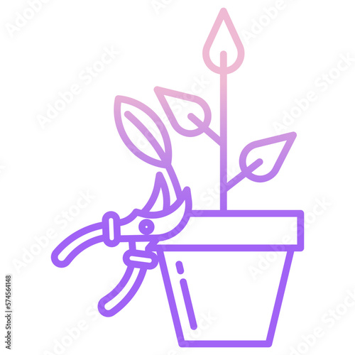 pruning shrubs icon