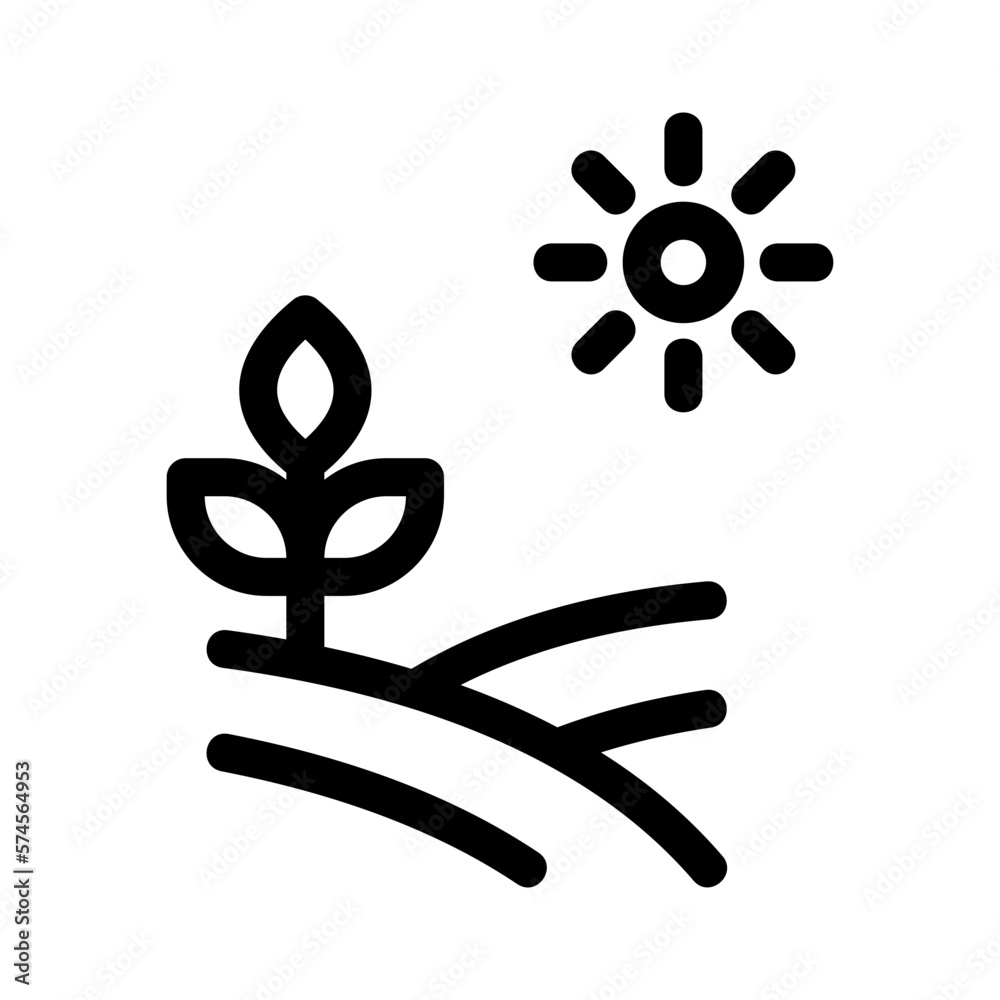 Obraz premium agriculture icon or logo isolated sign symbol vector illustration - high quality black style vector icons 