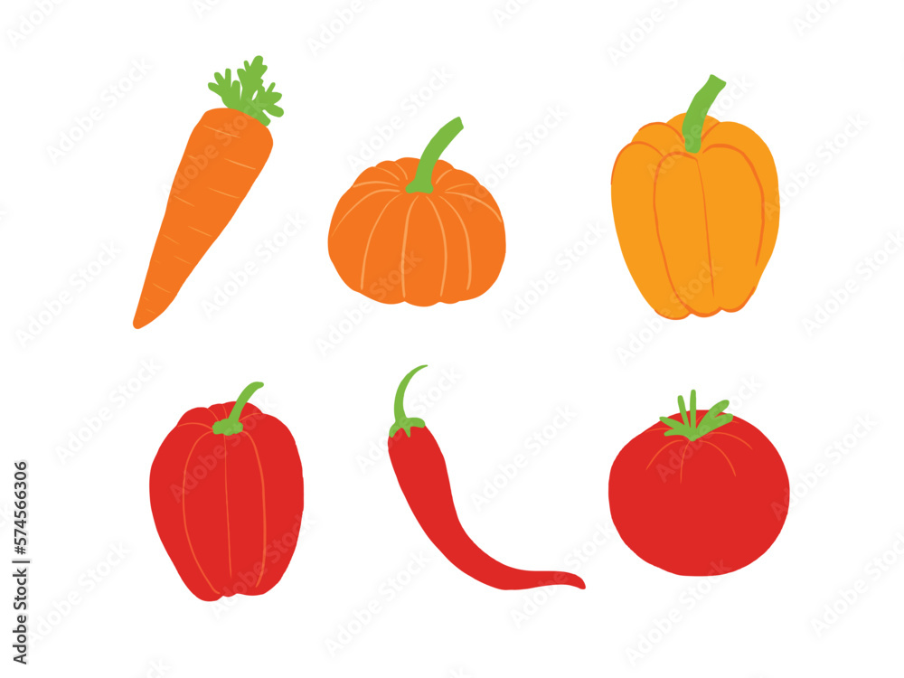 collection of vegetables illustration vector collection of vegetables illustration vector