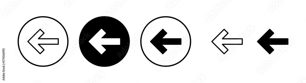Arrow icon vector illustration. Arrow sign and symbol for web design. Arrow icon vector illustration. Arrow sign and symbol for web design.