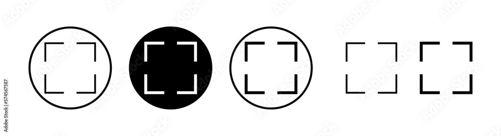 Fullscreen Icon vector illustration. Expand to full screen sign and symbol. Arrows symbol Fullscreen Icon vector illustration. Expand to full screen sign and symbol. Arrows symbol