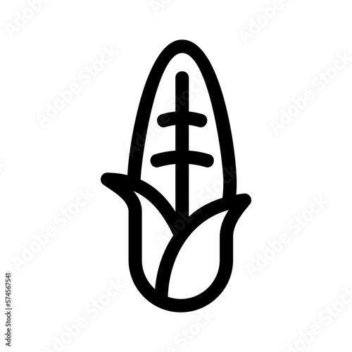corn icon or logo isolated sign symbol vector illustration - high quality black style vector icons
