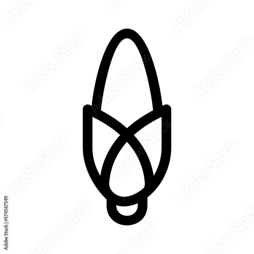 corn icon or logo isolated sign symbol vector illustration - high quality black style vector icons 