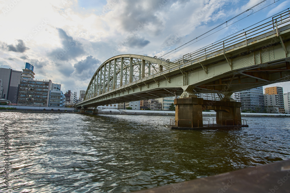 Fototapeta premium 東京両国の景色