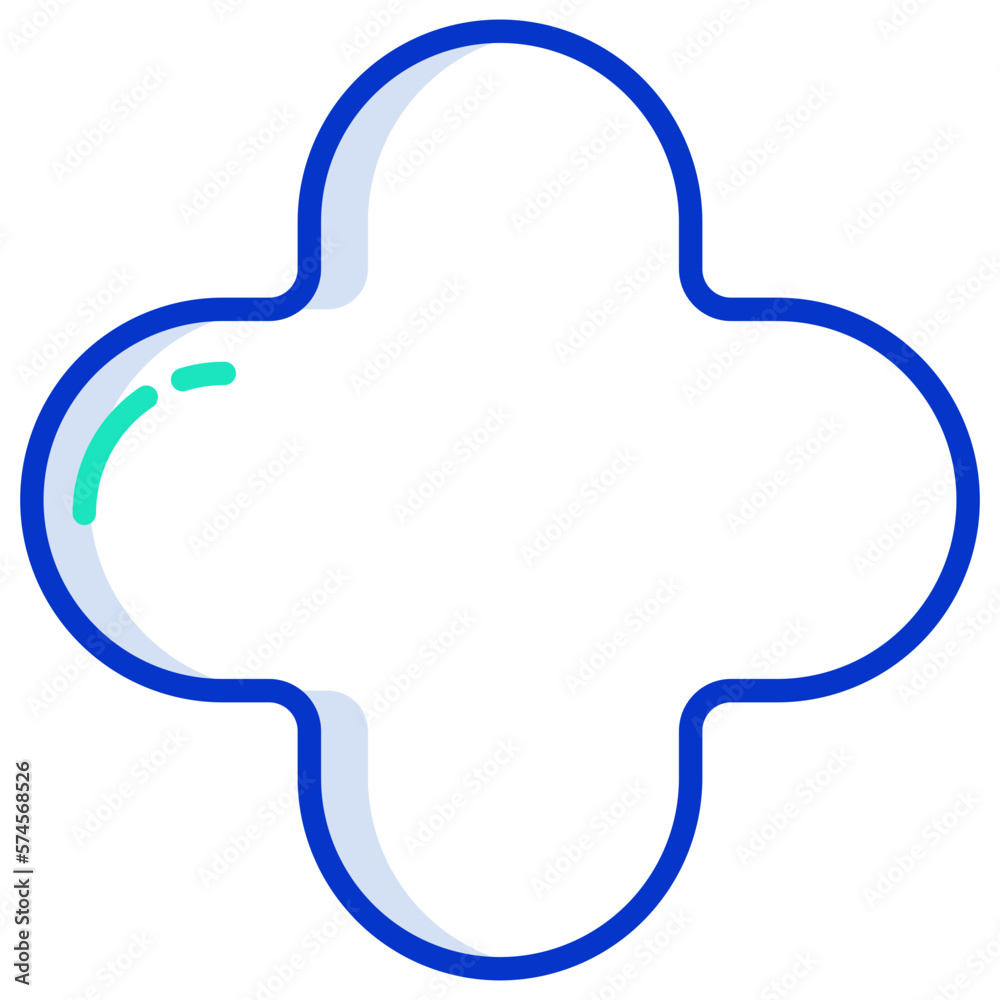 Obraz premium Plus Geometry Shape icon