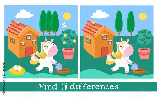 Foto Find 5 hidden differences