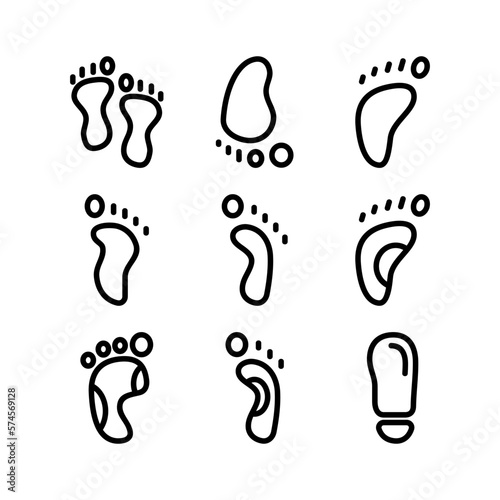 footprint icon or logo isolated sign symbol vector illustration - high quality black style vector icons
