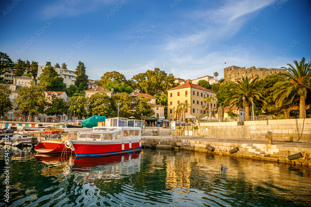 Old port in Herceg Novi