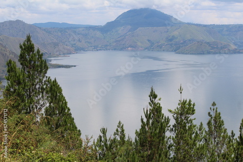 lake toba view from the hills