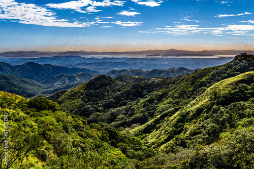 Panoramic view of Lake Arenal, Costa Rica.