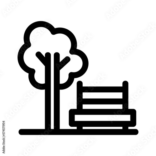 park icon or logo isolated sign symbol vector illustration - high quality black style vector icons
